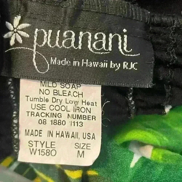 Strapless Sundress 100% rayon skirt with knit elastic top. Made in Hawaii by RJC - Picture 3 of 12